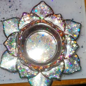 Resin candle holders